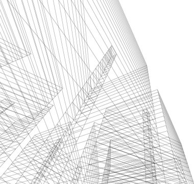 minimal geometrik şekiller, mimari çizgiler