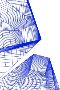 minimal geometrik şekiller, mimari çizgiler