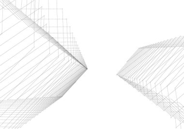 minimal geometrik şekiller, mimari çizgiler