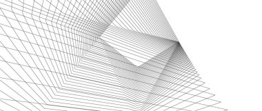 Arkaplanda mimari bina 3d illüstrasyon