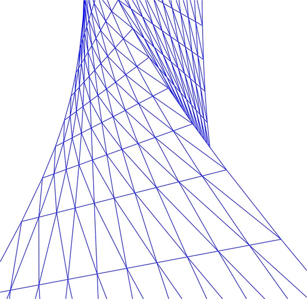 Minimalne Kształty Geometryczne Linie Architektoniczne — Wektor stockowy