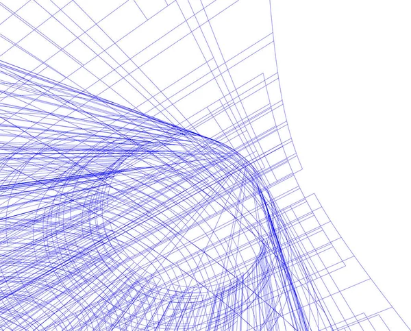 建筑3D背景图 — 图库矢量图片