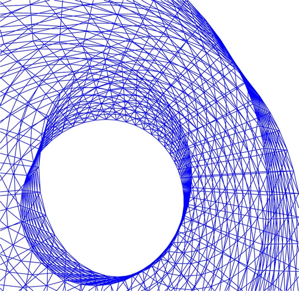 Abstrakte Zeichnungslinien Architektonischen Kunstkonzept Minimale Geometrische Formen — Stockvektor