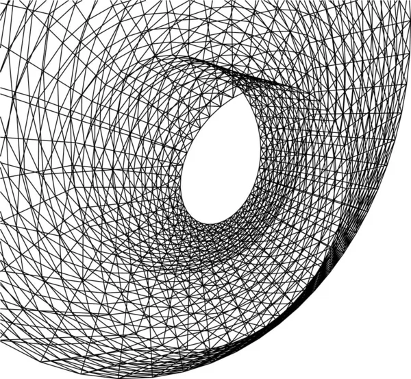 Mimari Sanat Konseptinde Soyut Çizgiler Minimum Geometrik Şekiller — Stok Vektör