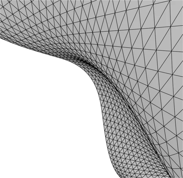 Abstracte Tekenlijnen Architectonisch Kunstconcept Minimale Geometrische Vormen — Stockvector