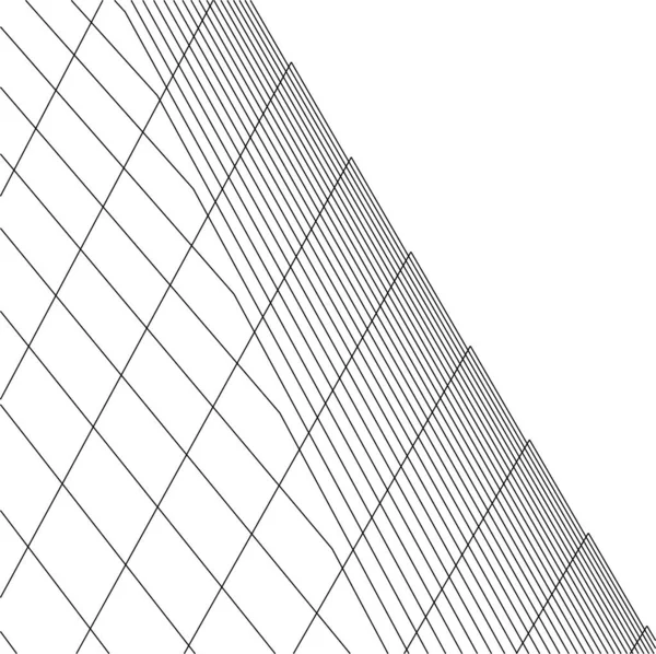 Formes Géométriques Minimales Lignes Architecturales — Image vectorielle