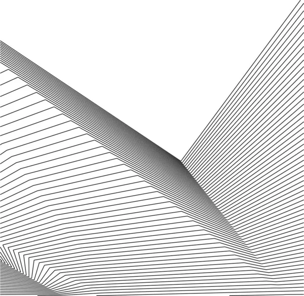 Minimale Geometrische Vormen Architectonische Lijnen — Stockvector