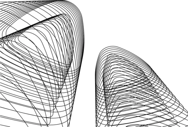 Arquitetura Edifício Ilustração Fundo — Vetor de Stock