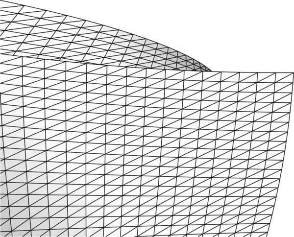 Abstrakte Zeichnungslinien Architektonischen Kunstkonzept Minimale Geometrische Formen — Stockvektor