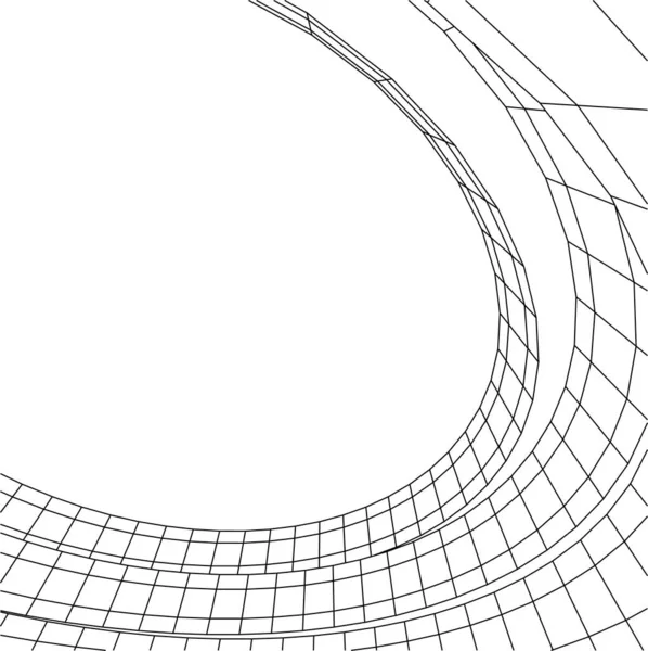 Formas Geométricas Mínimas Líneas Arquitectónicas — Vector de stock