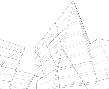 minimal geometrik şekiller, mimari çizgiler