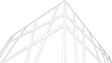 minimal geometrik şekiller, mimari çizgiler