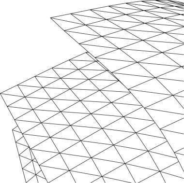 minimal geometrik şekiller, mimari çizgiler