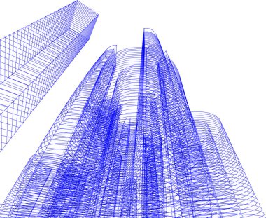 minimal geometrik şekiller, mimari çizgiler