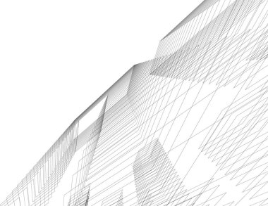 minimal geometrik şekiller, mimari çizgiler