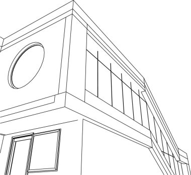 minimal geometrik şekiller, mimari çizgiler