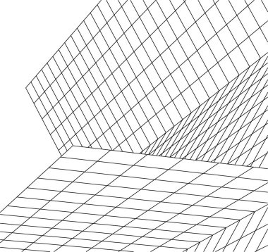 minimal geometrik şekiller, mimari çizgiler