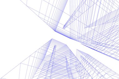 minimal geometrik şekiller, mimari çizgiler