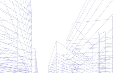 minimal geometrik şekiller, mimari çizgiler