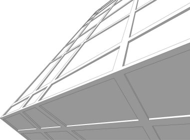 minimal geometrik şekiller, mimari çizgiler