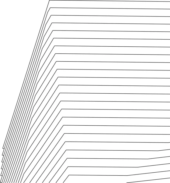 Minimale Geometrische Formen Architektonische Linien — Stockvektor