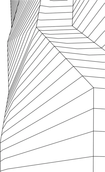 Formes Géométriques Minimales Lignes Architecturales — Image vectorielle