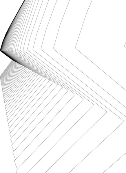Formas Geométricas Mínimas Linhas Arquitetônicas —  Vetores de Stock