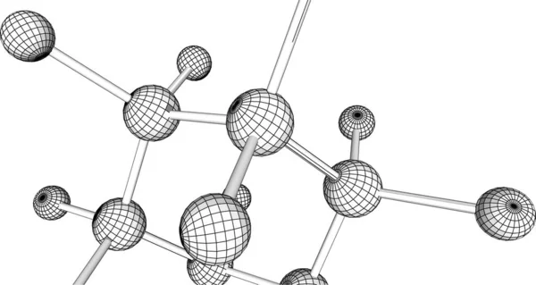 Líneas Abstractas Dibujo Concepto Arte Arquitectónico Formas Geométricas Mínimas — Vector de stock