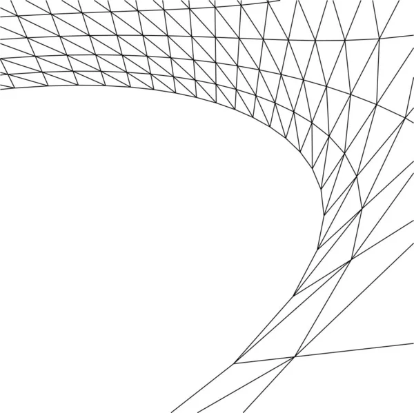 Minimale Geometrische Formen Architektonische Linien — Stockvektor