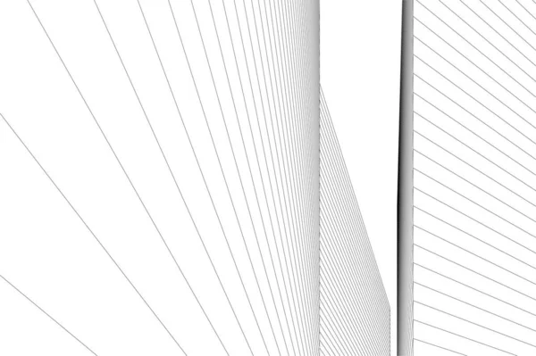 Formas Geométricas Mínimas Linhas Arquitetônicas — Vetor de Stock