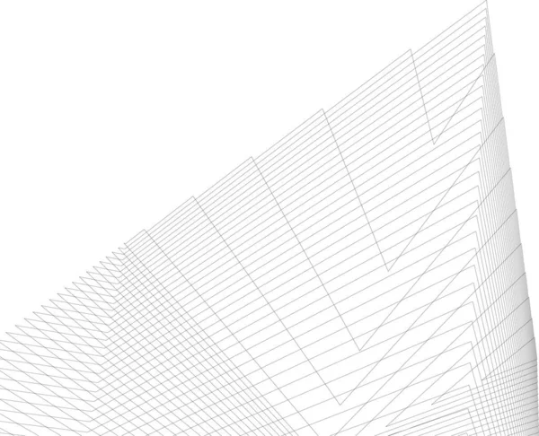 Formas Geométricas Mínimas Linhas Arquitetônicas —  Vetores de Stock