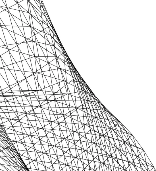 Formas Geométricas Mínimas Líneas Arquitectónicas — Archivo Imágenes Vectoriales