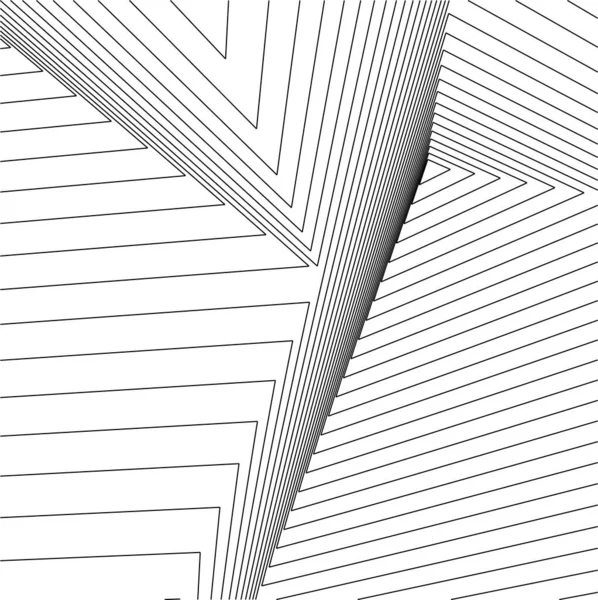 Líneas Abstractas Dibujo Concepto Arte Arquitectónico Formas Geométricas Mínimas — Vector de stock