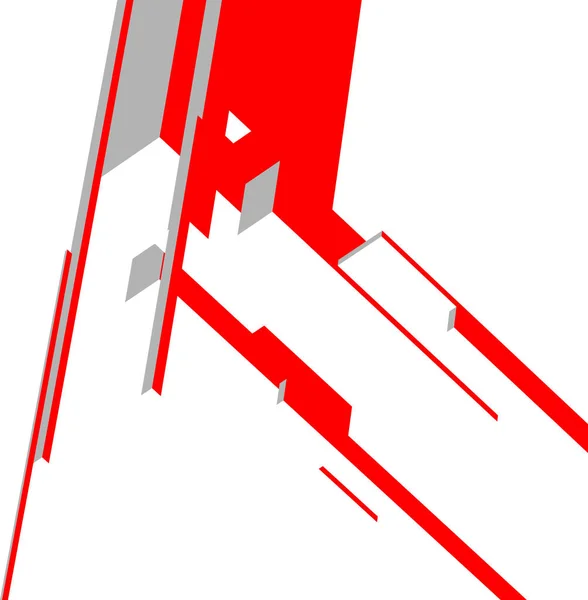 Linhas Abstratas Desenho Conceito Arte Arquitetônica Formas Geométricas Mínimas — Vetor de Stock