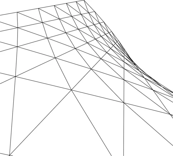 Minimale Geometrische Vormen Architectonische Lijnen — Stockvector