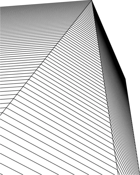 Formas Geométricas Mínimas Linhas Arquitetônicas — Vetor de Stock