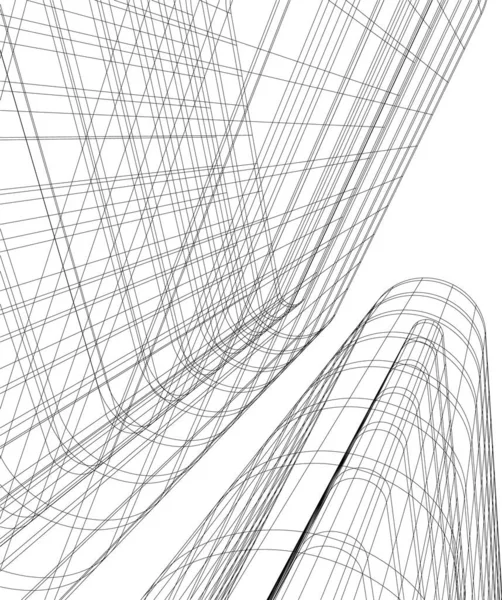 建筑3D背景图 — 图库矢量图片