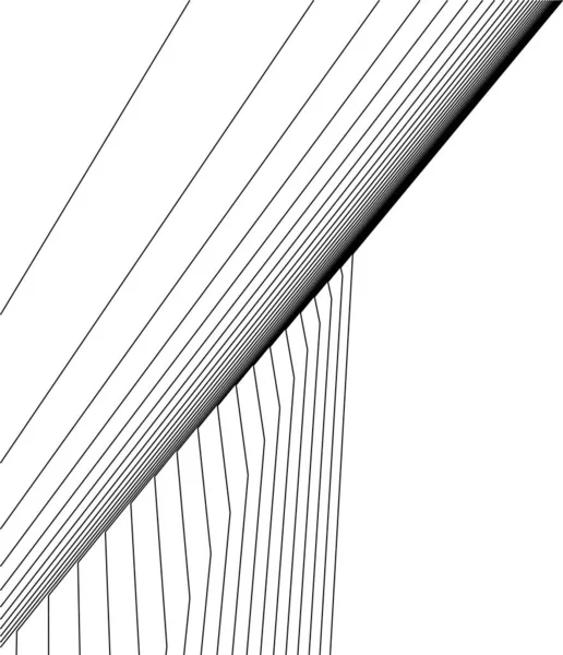 Forme Geometriche Minimali Linee Architettoniche — Vettoriale Stock