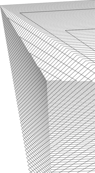 Formas Geométricas Mínimas Líneas Arquitectónicas — Vector de stock