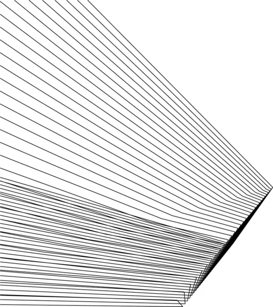 Lignes Dessin Abstraites Dans Concept Art Architectural Formes Géométriques Minimales — Image vectorielle