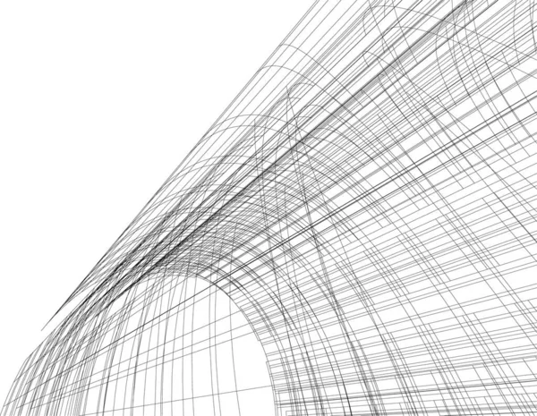 建筑3D背景图 — 图库矢量图片