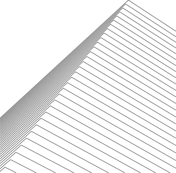 Forme Geometrice Minime Linii Arhitecturale — Vector de stoc