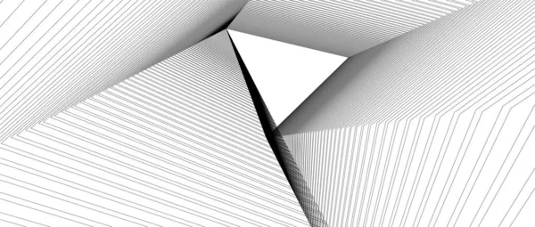 Lignes Dessin Abstraites Dans Concept Art Architectural Formes Géométriques Minimales — Image vectorielle