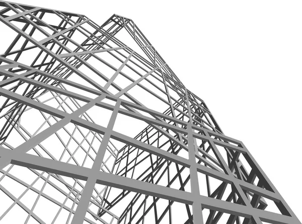 建筑3D背景图 — 图库矢量图片