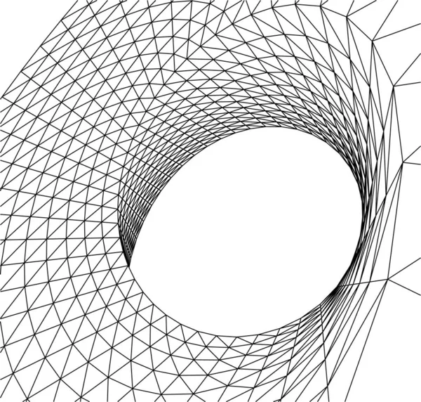 Mimari Sanat Konseptinde Soyut Çizgiler Minimum Geometrik Şekiller — Stok Vektör