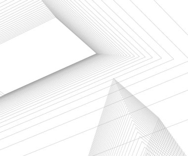 minimal geometrik şekiller, mimari çizgiler