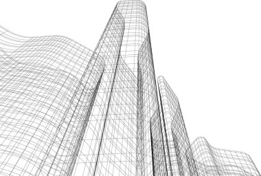 minimal geometrik şekiller, mimari çizgiler