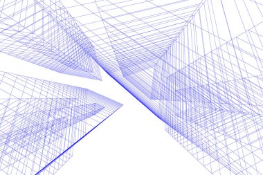 minimal geometrik şekiller, mimari çizgiler