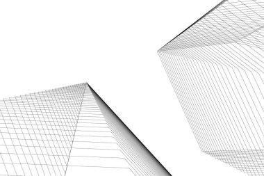 minimal geometrik şekiller, mimari çizgiler