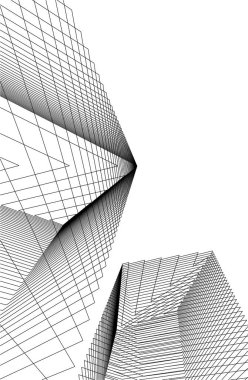 minimal geometrik şekiller, mimari çizgiler